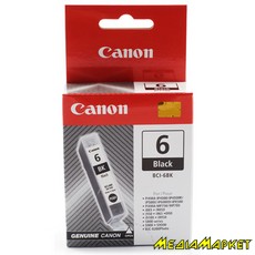 4705A002  Canon BCI-6Bk Black,  i905D/9100/965/990/9950, PIXMA MP750/760/780/iP4000/5000/6000D/8500, S830D