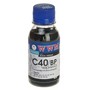 Чорнило WWM C40/BP-2 CANON PG40/50/PGI5Bk/BCI-15 (Black Pigmented) (100 г)