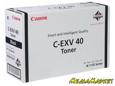 3480B006  Canon C-EXV40 toner Black iR1133,  (6) C-EXV40 toner Black