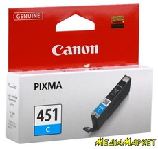6524B001  Canon CLI-451C (Cyan) PIXMA MG5440/ MG6340