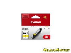 0349C001  Canon CLI-471Y XL  MG5740/MG6840 Yellow (),  