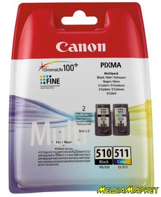 2970B010   Canon PG-510Bk/CL-511 Multi Pack  + ,  PIXMA MP240 / MP250 / MP260 / MP270