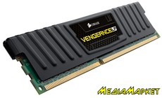 " CORSAIR CML8GX3M1A1600C10 Vengeance Low Black 8GB DDR3 1600Mhz