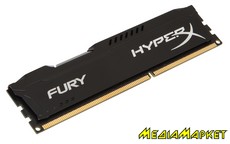 HX316C10FB/8 " Kingston HyperX Fury Black 8Gb DDR3 1600MHz