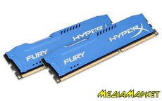 " Kingston HX316C10FK2/16 16Gb DDR3 1600MHz HyperX Fury Blu (2x8GB)