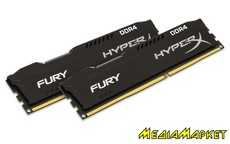 HX424C15FB2K2/16 " Kingston HyperX Fury Black 16Gb DDR4 2400MHz (2x8GB)