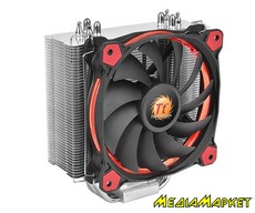 CL-P022-AL12RE-A  Thermaltake Riing Silent 12 Red  LGA2011-V3/2011/1366/115x/FM2(+)/FM1/AM3(+)