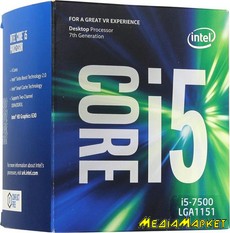 BX80677I57500  INTEL Core i5-7500 4/4 3.4GHz 6M LGA1151 box
