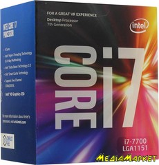 BX80677I77700  INTEL Core i7-7700 4/8 3.6GHz (Max: 4.20 GHz) 8M LGA1151 box