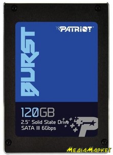 PBU120GS25SSDR   SSD Patriot BURST 2.5" 120GB SATA TLC