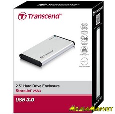 TS0GSJ25S3  Transcend TS0GSJ25S3  2.5" HDD/SSD USB 3.0 Aluminum