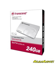 TS240GSSD220S   SSD Transcend 220 2.5"  240GB SATA TLC