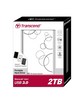 Зовнішній накопичувач Transcend TS2TSJ25A3W 2.5 USB 3.0 2TB серія A білий