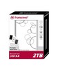   Transcend TS2TSJ25A3W 2.5 USB 3.0 2TB  A 