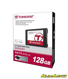 TS128GSSD340   SSD Transcend TS128GSSD340 2,5" 340 128GB 7mm