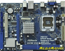 90-MXGI40-A0UAYZ   ASRock G41M-VS3 R2.0 s775 G41+ICH7 DDR3 VGA mATX