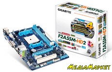   Gigabyte GA-F2A55M-HD2 sFM2 AMD A55 HDMI/DVI/VGA mATX