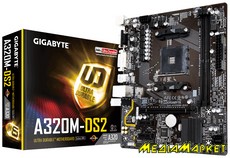 GA-A320M-DS2   Gigabyte GA-A320M-DS2 sAM4 A320 2xDDR4 VGA mATX