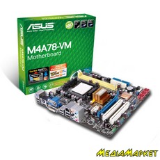 90-MIB7Q0-G0EAY0KZ   ASUS M4A78-VM S-AM3 AMD 780G/SB700 VGA 2xDDR2-1066-2ch PCI-Ex16 2.0 8ch 6xSATA2 GbLan mATX