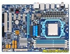 GA-MA770T-UD3P   Gigabyte GA-MA770T-UD3P 770/ SB700, AM3/ AM2+, DDR3 1600, Lan 1Gb, SB 7.1, 6xSATA2, 1xIDE, FDD, RAID, ATX