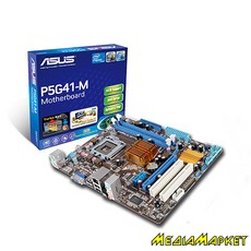 90-MIBAA0-G0EAY0GZ   ASUS P5G41-M Intel G41+ICH7,s775,2xDDR2,4xSATA,1xIDE,int.VGA,DVI,SB5.1,Lan,mATX