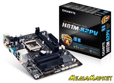 GA-H81M-S2PV   Gigabyte GA-H81M-S2PV s1150 Intel H81 DVI/VGA COM LPT PCI mATX