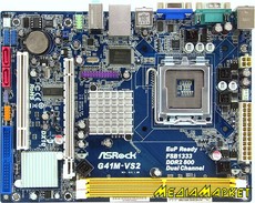 G41M-VS2   ASRock G41M-VS2 G41+ICH7/2*DDR2/2*SATA/1*IDE/1*VGA/SB5.1/Lan/mATX