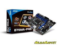 B75MA-P45   MSI B75MA-P45 s1155,  B75,  4xDDR3 SATA3,  USB3,  DVI-VGA mATX