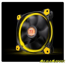 CL-F038-PL12YL-A    Thermaltake Riing 12,120, 1500/,3pin,24.6dBA,Yellow LED