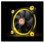 Кулер для корпуса Thermaltake Riing 12,120мм, 1500об/хв,3pin,24.6dBA,Yellow LED