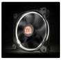 Кулер для корпуса Thermaltake Riing 14,140мм, 1400об/хв, 3pin, 28.1dBA, White LED