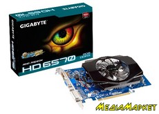 GV-R657D3-2GI ³ Gigabyte GV-R657D3-2GI Radeon 6570 2GB DDR3 128bit DVI-HDMI-VGA