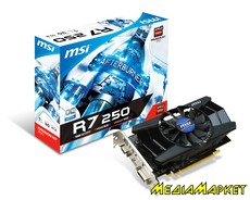 912-V301-001 ³ MSI Radeon R7 250 AMD PCI-E 2GB DDR3 128bit VGA-DVI-HDMI