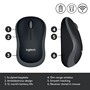 910-002238  Logitech M185 WL () Grey