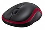 Мишка Logitech M185 WL (бездротова) Black/Red