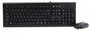 Комплект A4Tech KRS-8520D Black, дротовий, клавіатура+миша (KRS-85 + OP-620D), чорний, USB