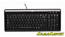 967653-0112  Logitech Keyboard Ultra-Flat USB PS2