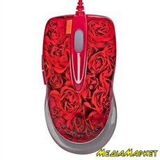 X6-999D  A4Tech X6-999D, laser scrolling, USB+PS/2 roses