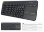 Клавіатура Logitech K400 Plus WL (бездротова) Black Ru