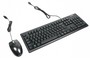 Комплект A4Tech KRS-8372 Black, дротовий, клавіатура KRS-83 + миша OP-720, USB