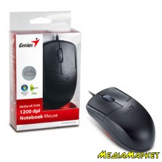 31010104101  Genius NetScroll 310X USB, Black, Notebook mouse