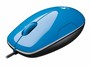 Мишка Logitech LS1 Laser Aqua-Blue USB
