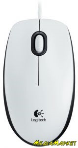 910-003360  Logitech B100 Optical White USB