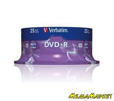 43500  VERBATIM 43500 DVD+R 4.7GB 16x, Cake 25