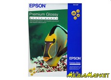 C13S041287  Epson C13S041287 A4, 255 /2, Premium Glossy Photo Paper, 20.