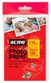 Фотопапір ACME 4770070858660 Photo paper 10*15 115 g/m2 100 pack Glossy Value pack