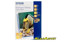 C13S041729  Epson C13S041729 100mmx150mm, 250 /2, Premium Glossy Photo Paper, 50.