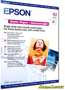 C13S041261  Epson C13S041261 3, 167 /2, Matte Paper-Heavyweight, 50.