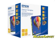 C13S042200  Epson C13S042200 100mmx150mm, 250 /2, Premium Semiglossy Photo Paper, 500.