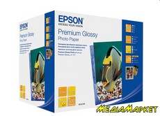 C13S042199  Epson C13S042199 130mmx180mm, 255 /2, Premium Glossy Photo Paper, 500.